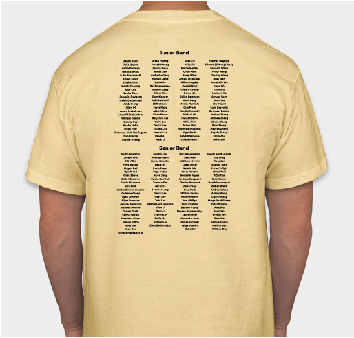 MMEA All State Band 2022 Fundraiser - unisex shirt design - back