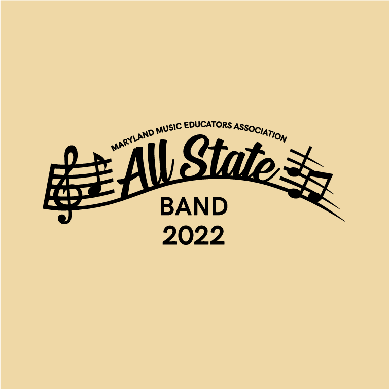 MMEA All State Band 2022 shirt design - zoomed