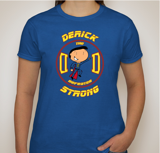 Derick Strong 2 Fundraiser - unisex shirt design - front