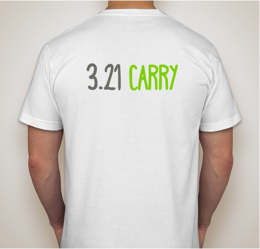 3.21 Carry Down Syndrome Day Fundraiser Fundraiser - unisex shirt design - back
