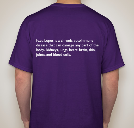 Loved Ones with Lupus Fundraiser - unisex shirt design - back