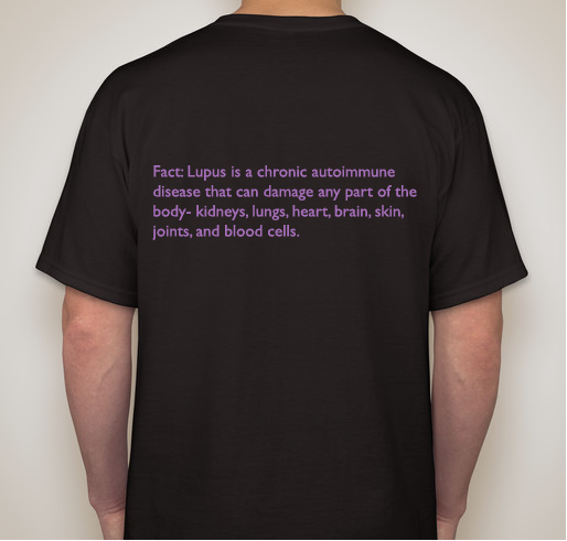 Loved Ones with Lupus Fundraiser - unisex shirt design - back