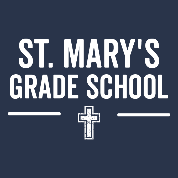 St. Mary's Grade School shirt design - zoomed