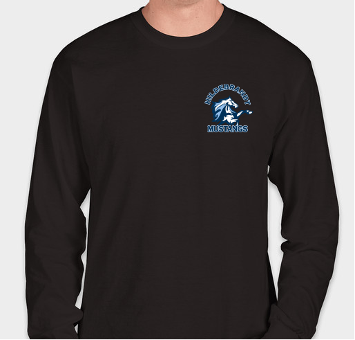 Hildebrandt Mustangs - Screenprint Fundraiser - unisex shirt design - front