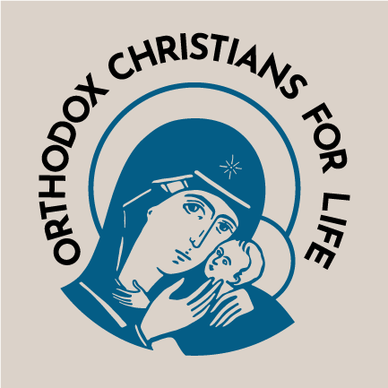 Orthodox Christians for Life - March for Life 2022 shirt design - zoomed