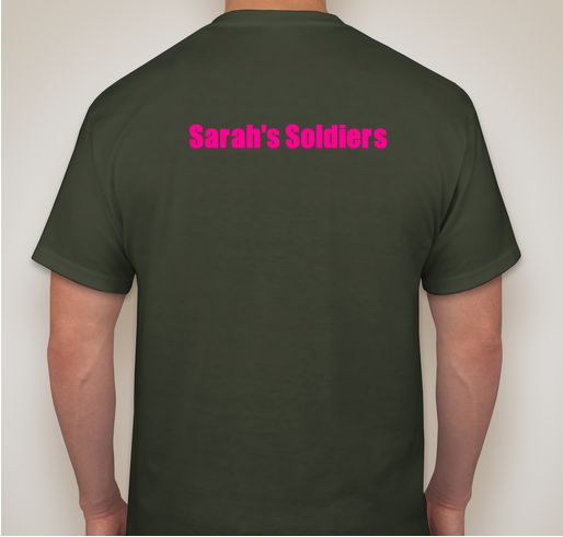 Sarah Penberthy's Army Fundraiser - unisex shirt design - back