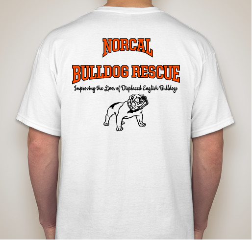 NCBR English Bulldog Care Fundraiser - unisex shirt design - back