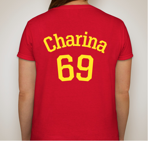 Charina 69 Fundraiser - unisex shirt design - back