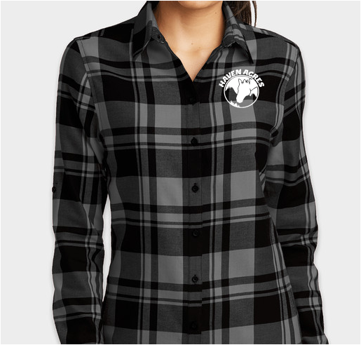 Haven Acres 2021 Flannel and Jacket Fundraiser Fundraiser - unisex shirt design - small
