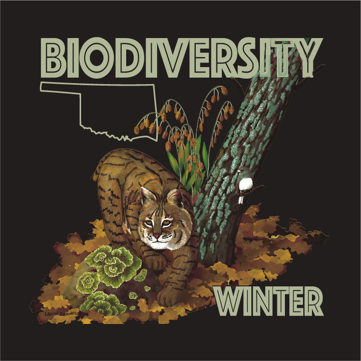 Winter BioBlitz! shirt design - zoomed