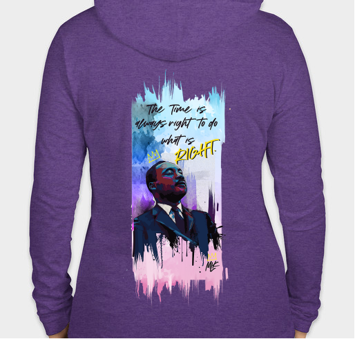 Dr. Martin Luther King, Jr. Celebration Scholarship Fund. Fundraiser - unisex shirt design - back
