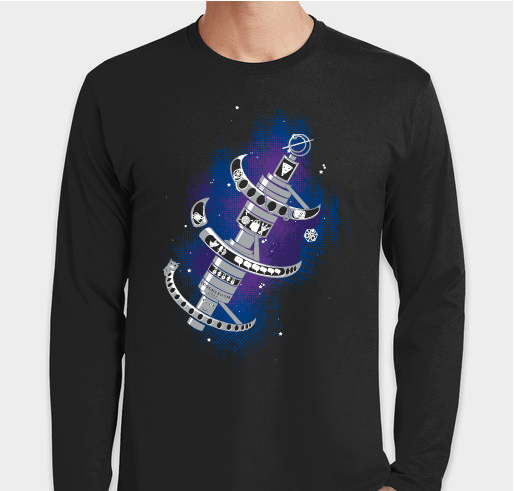 CONsole Room 2022: Satellite 9 Fundraiser - unisex shirt design - front