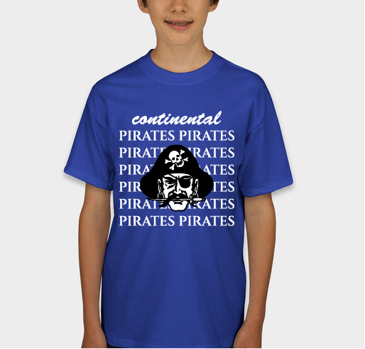 Pirate Pride for the Prowants Fundraiser - unisex shirt design - front