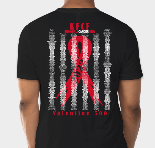 SnowballCancer.org Show your support for those battling cancer! Fundraiser - unisex shirt design - back