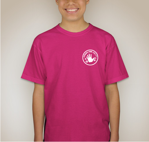 4 Paws 4 Evan Fundraiser - unisex shirt design - front