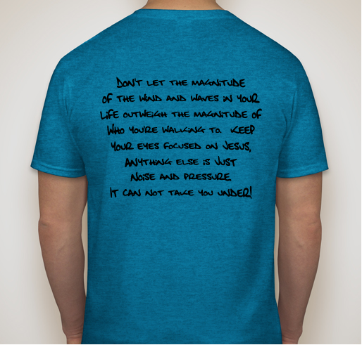 Human Trafficking Awareness/Prevention Campaign Fundraiser - unisex shirt design - back