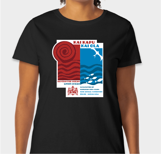 Kai Kapu Kai Ola / Restricted Ocean Living Ocean Ke One O Kakuhihewa-Oʻahu Council fundraiser Fundraiser - unisex shirt design - small
