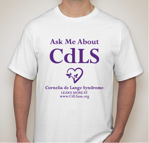 2015 National CdLS Awareness Day T-shirt Fundraiser - unisex shirt design - front