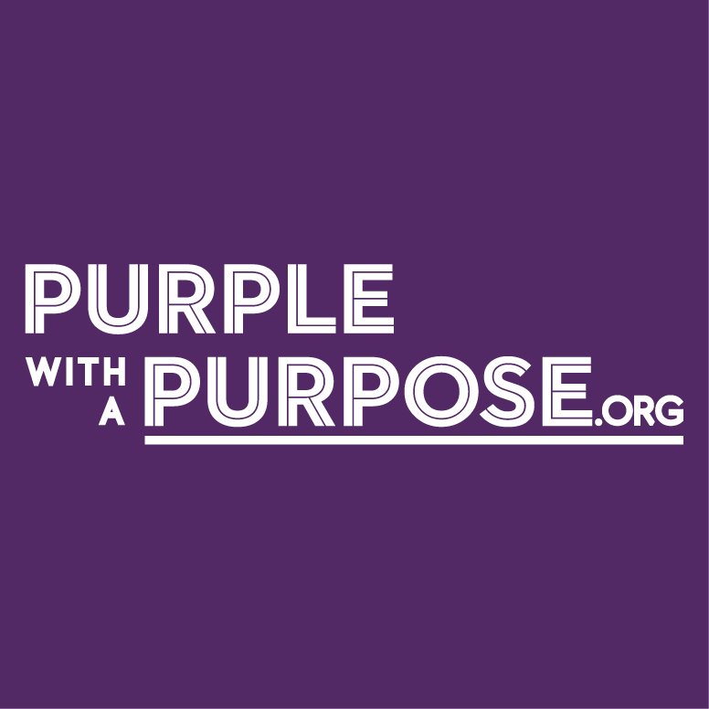 Purple With A Purpose! shirt design - zoomed