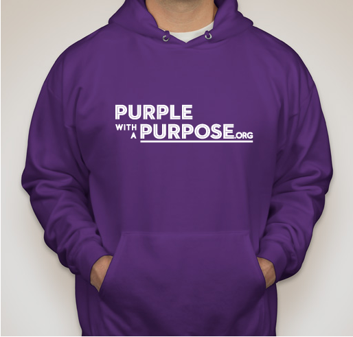 Purple With A Purpose! Fundraiser - unisex shirt design - front