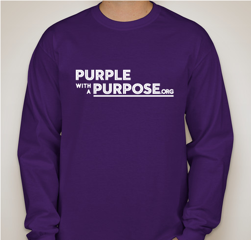 Purple With A Purpose! Fundraiser - unisex shirt design - front