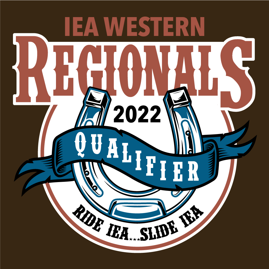 IEA Western Regional Finals 2022 Fundraiser shirt design - zoomed