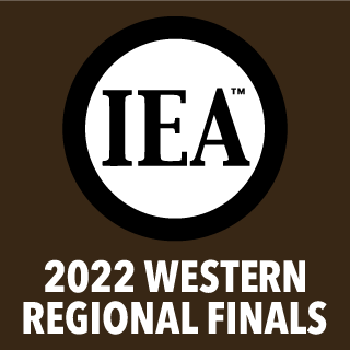 IEA Western Regional Finals 2022 Fundraiser shirt design - zoomed