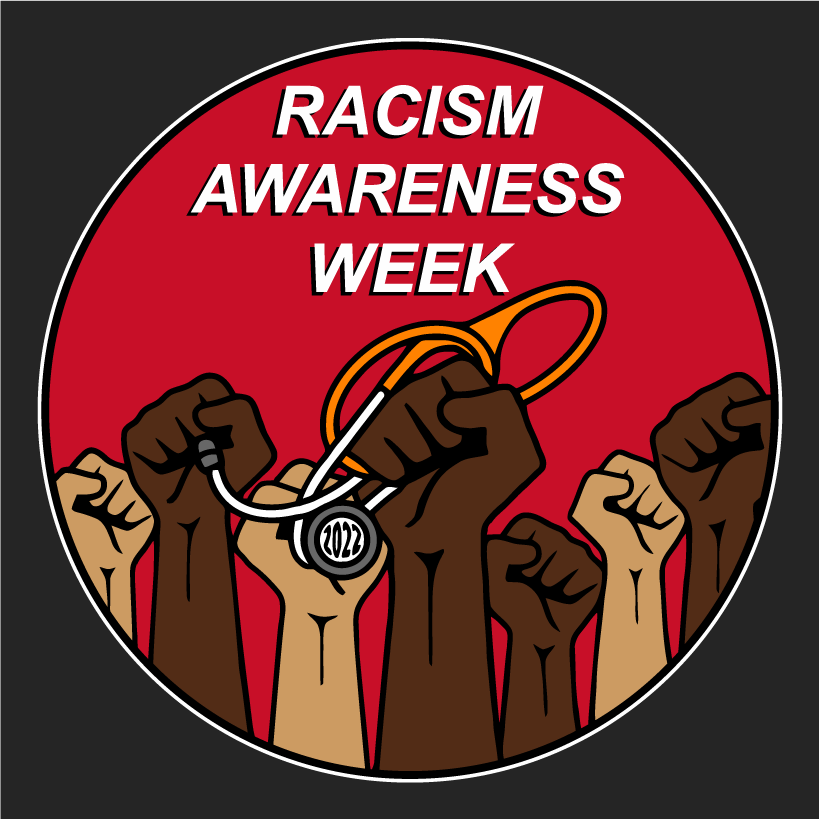 Racism Awareness Week Fundraising shirt design - zoomed