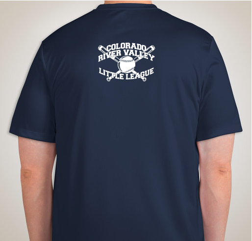 CRV Keep Calm and Play Ball Fundraiser - unisex shirt design - back