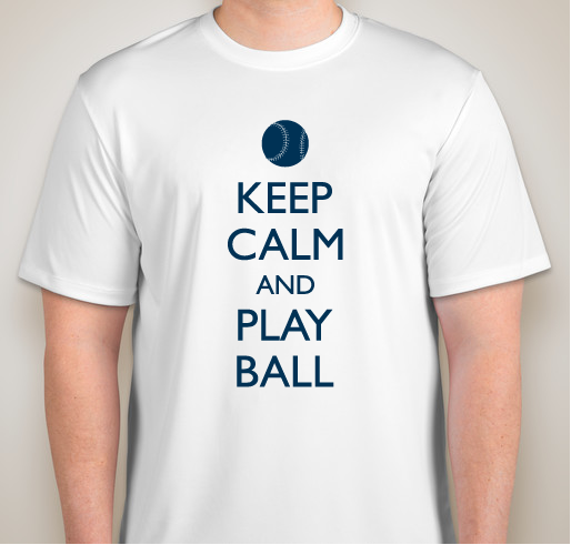 CRV Keep Calm and Play Ball Fundraiser - unisex shirt design - front