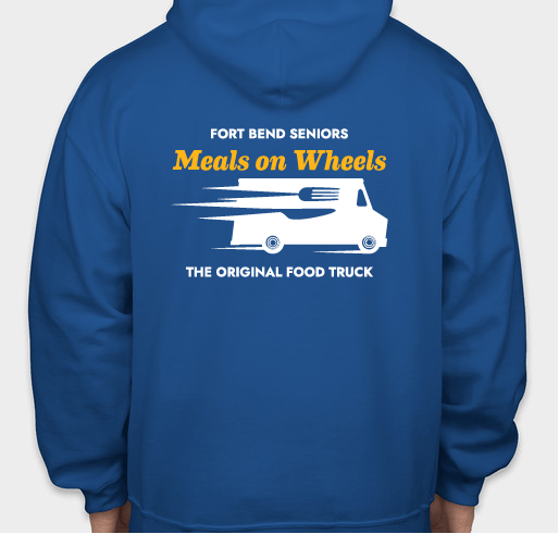 Meals on Wheels - The Original Food Truck Fundraiser - unisex shirt design - back