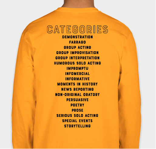 MLFA Shirt Fundraiser Fundraiser - unisex shirt design - back