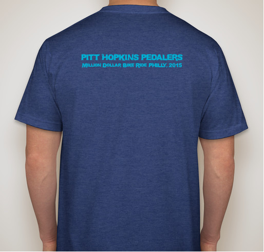 pitthopkinsclimb Fundraiser - unisex shirt design - back