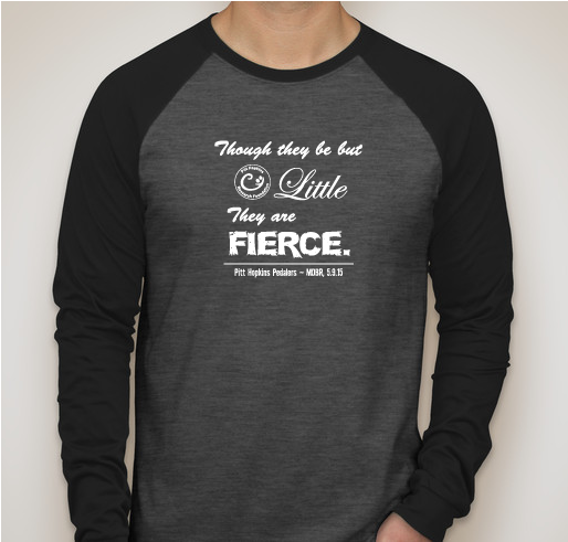 pitt hopkins fierce Fundraiser - unisex shirt design - front