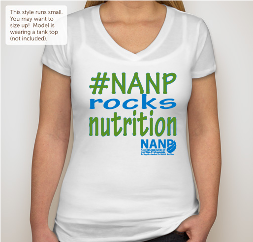 NANP - #NANPRocksNutrition Fundraiser - unisex shirt design - front