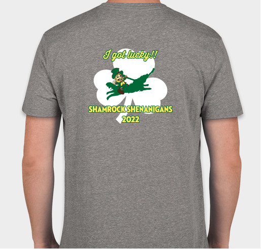 Shamrock Shenanigans T Shirts Fundraiser - unisex shirt design - back