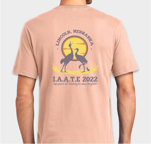 2022 IAATE Conference Tee Fundraiser - unisex shirt design - back