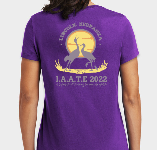 2022 IAATE Conference Tee Fundraiser - unisex shirt design - back