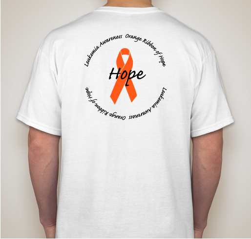 #TEAMISAAC Fundraiser - unisex shirt design - back