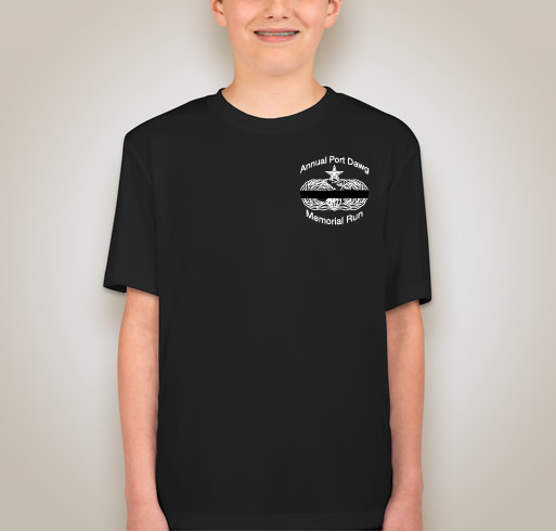 Annual Port Dawg Memorial Run & Fundraiser Fundraiser - unisex shirt design - back