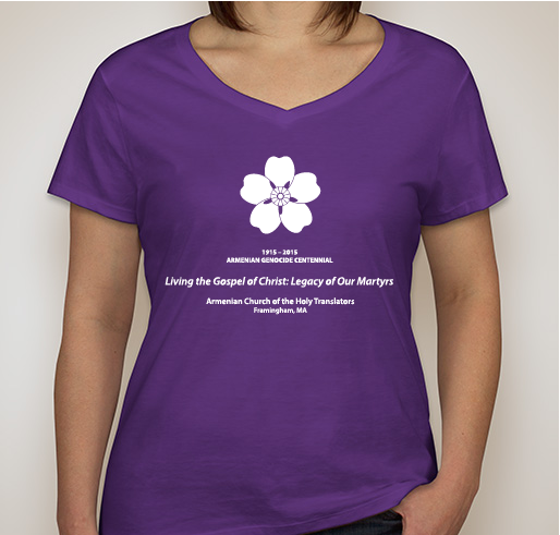 Armenian Genocide Centennial Fundraiser - unisex shirt design - front
