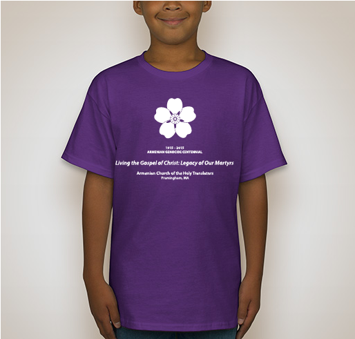 Armenian Genocide Centennial Fundraiser - unisex shirt design - back