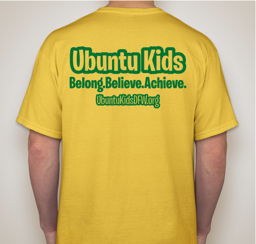 Ubuntu Kids Fundraiser Fundraiser - unisex shirt design - back