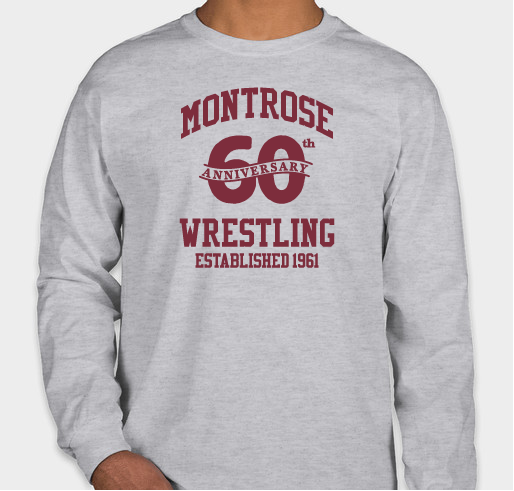 Montrose Wrestling 60th Anniversary Fundraiser - unisex shirt design - front