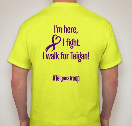 Teigan's Troop Fundraiser - unisex shirt design - back