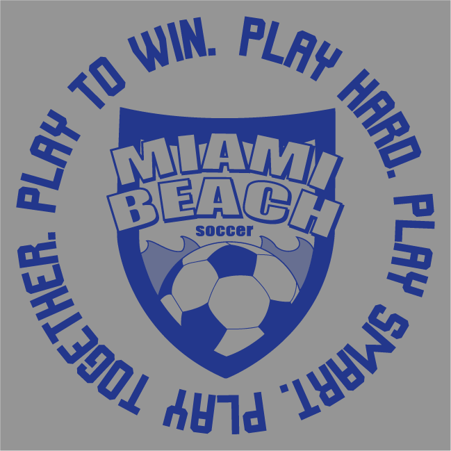 Miami Beach Soccer Boys U9 & U10 Teams shirt design - zoomed