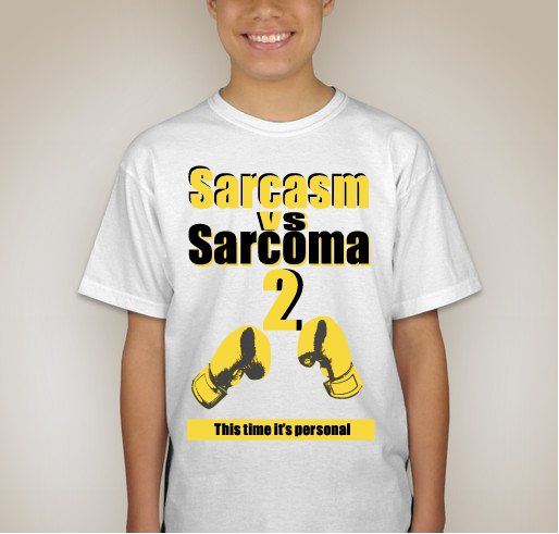 Sarcasm VS Sarcoma Fundraiser - unisex shirt design - back