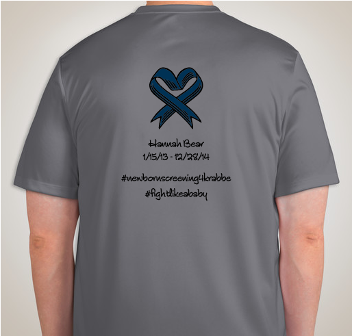 Hope for Hannah Fundraiser - unisex shirt design - back