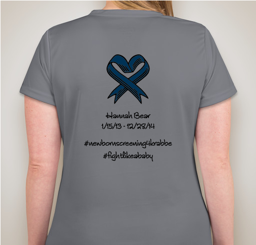Hope for Hannah Fundraiser - unisex shirt design - back