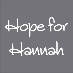 Hope for Hannah shirt design - zoomed